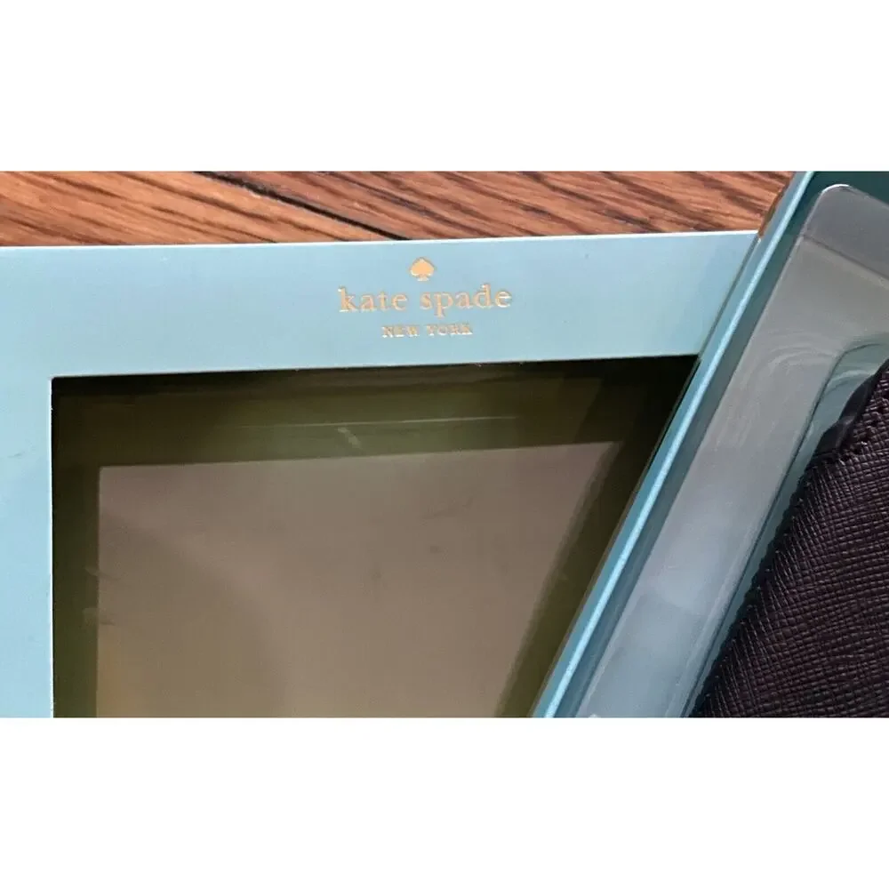 KATE SPADE Black Vegan Leather Folio Case For Galaxy Tab A NOOK (NIB)